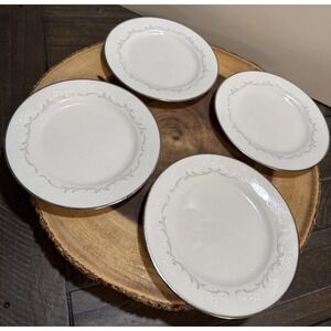 Set of 4 Noritake Irene 7571 Bread &‎ Butter Plates Ivory China from Japan